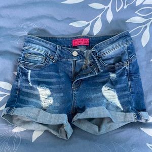jean shorts